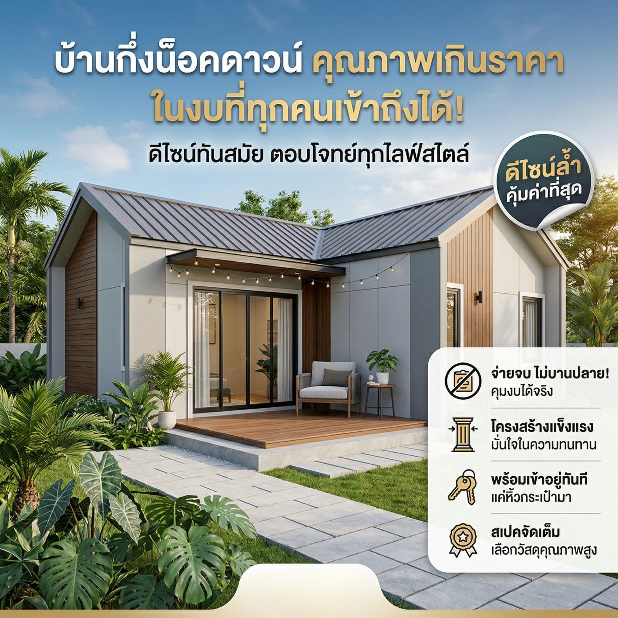 ตัวอย่างโพสต์ บ้านกึ่งน็อกดาว ทีบี นครสวรรค์ ลำดับที่ 26