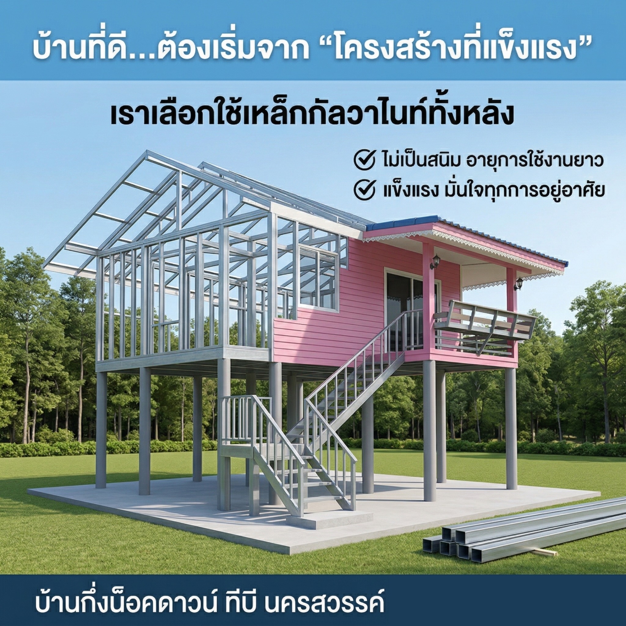 ตัวอย่างโพสต์ บ้านกึ่งน็อกดาว ทีบี นครสวรรค์ ลำดับที่ 28